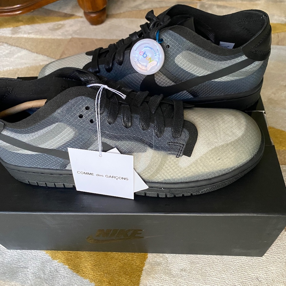 Nike Dunk Low Comme des Garcons Black MEN 9 US